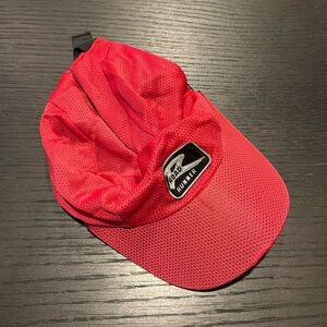Road Runner Mesh Hat Unisex Adjustable One Size Red Black